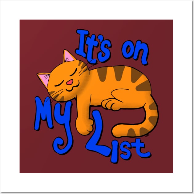 It's on my list Cat Wall Art by wolfmanjaq